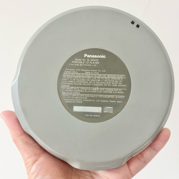 Panasonic SL-SX470 MP3 CD Compact Disc Player Needs Batteries Portable Silver - Picture 3 of 7